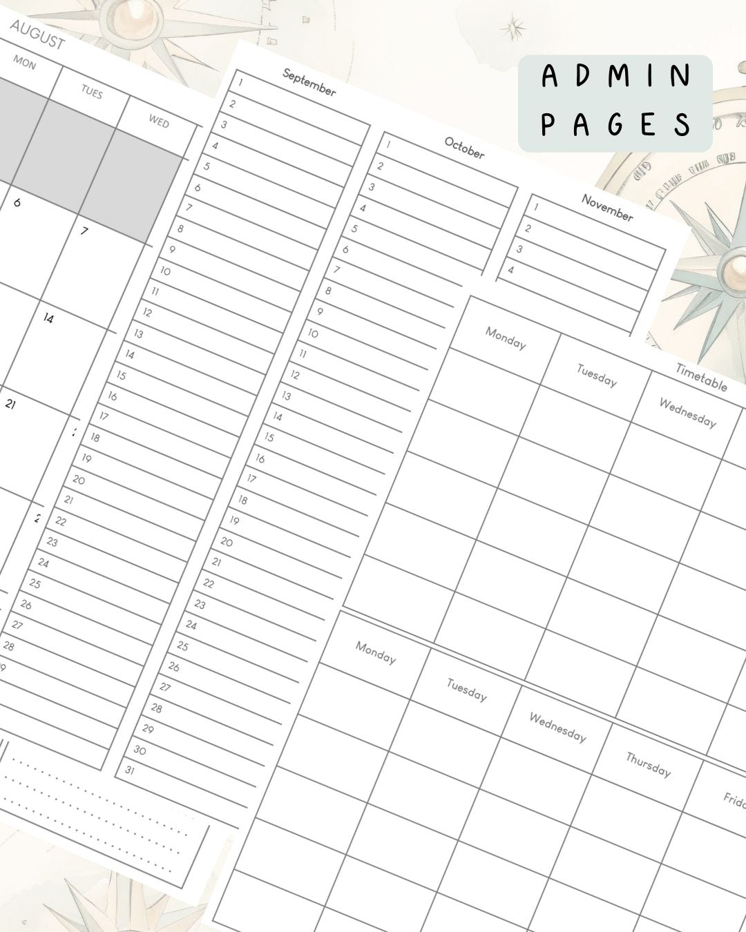Compass Discbound UK Teacher Planner