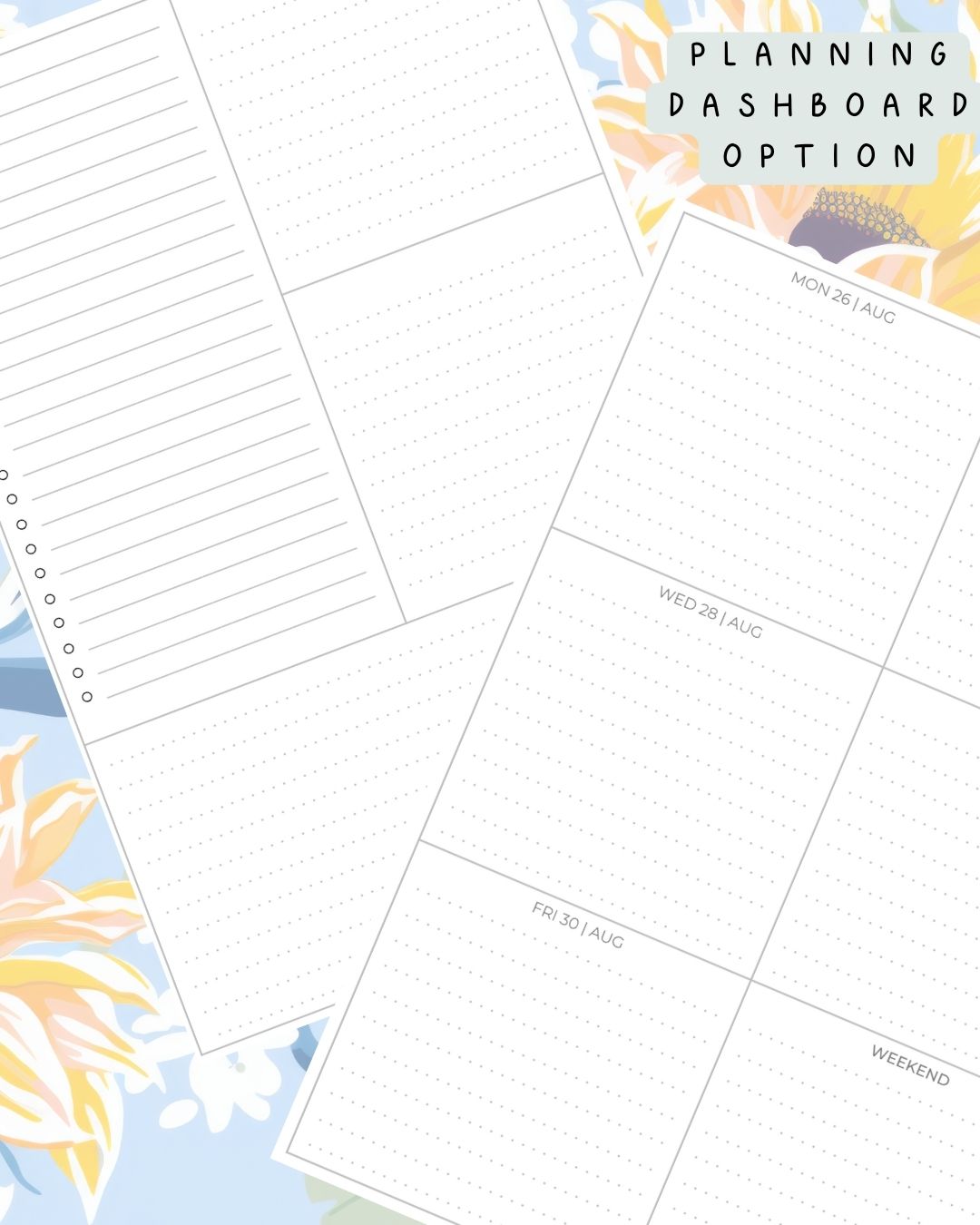 Sunflower Discbound UK Teacher Planner