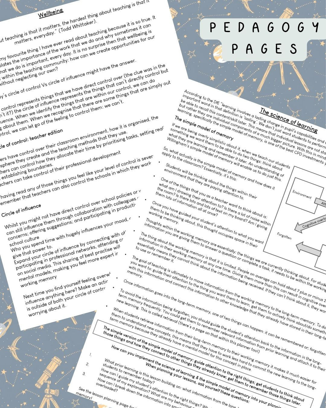 Telescope Discbound UK Teacher Planner