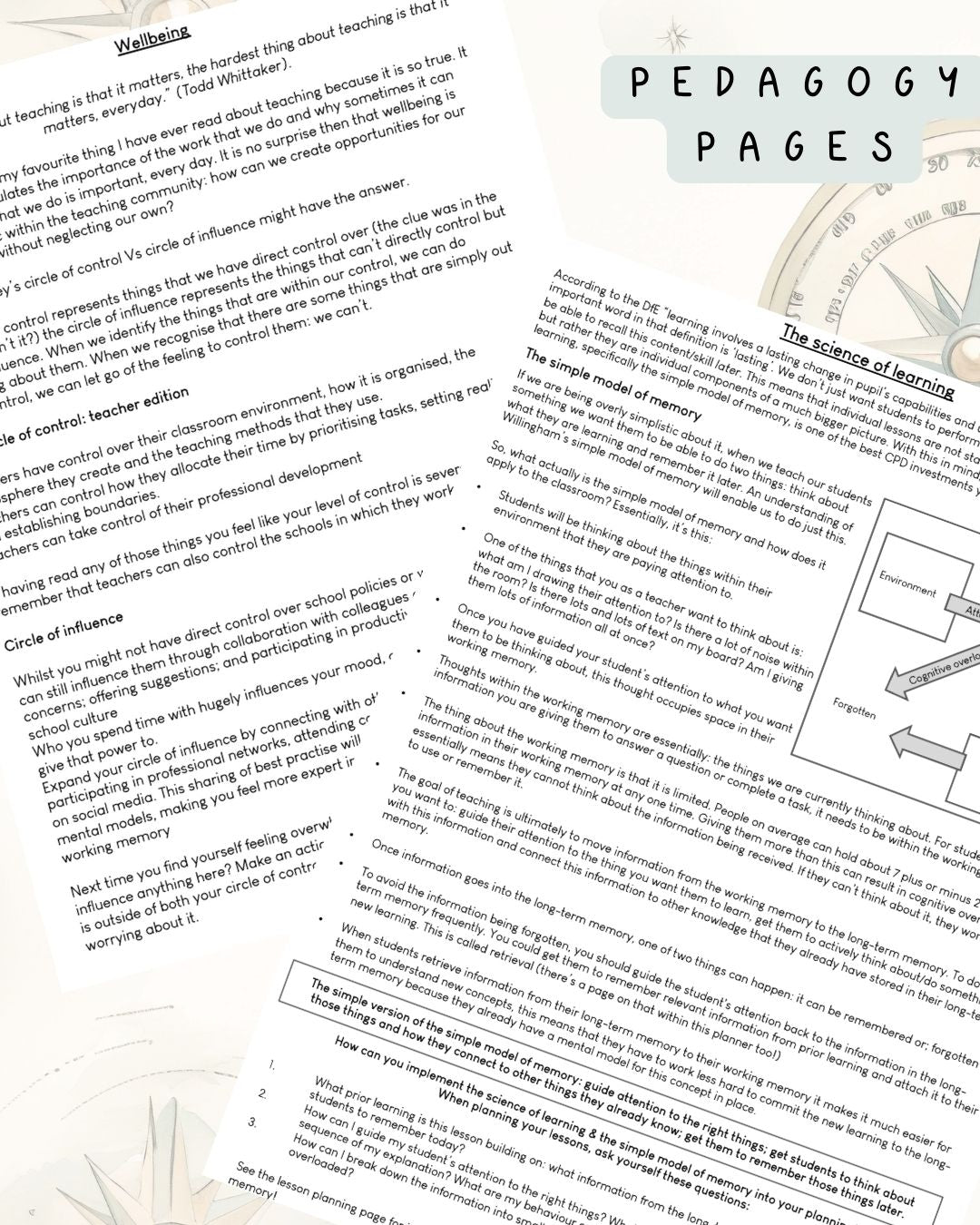 Compass Discbound UK Teacher Planner