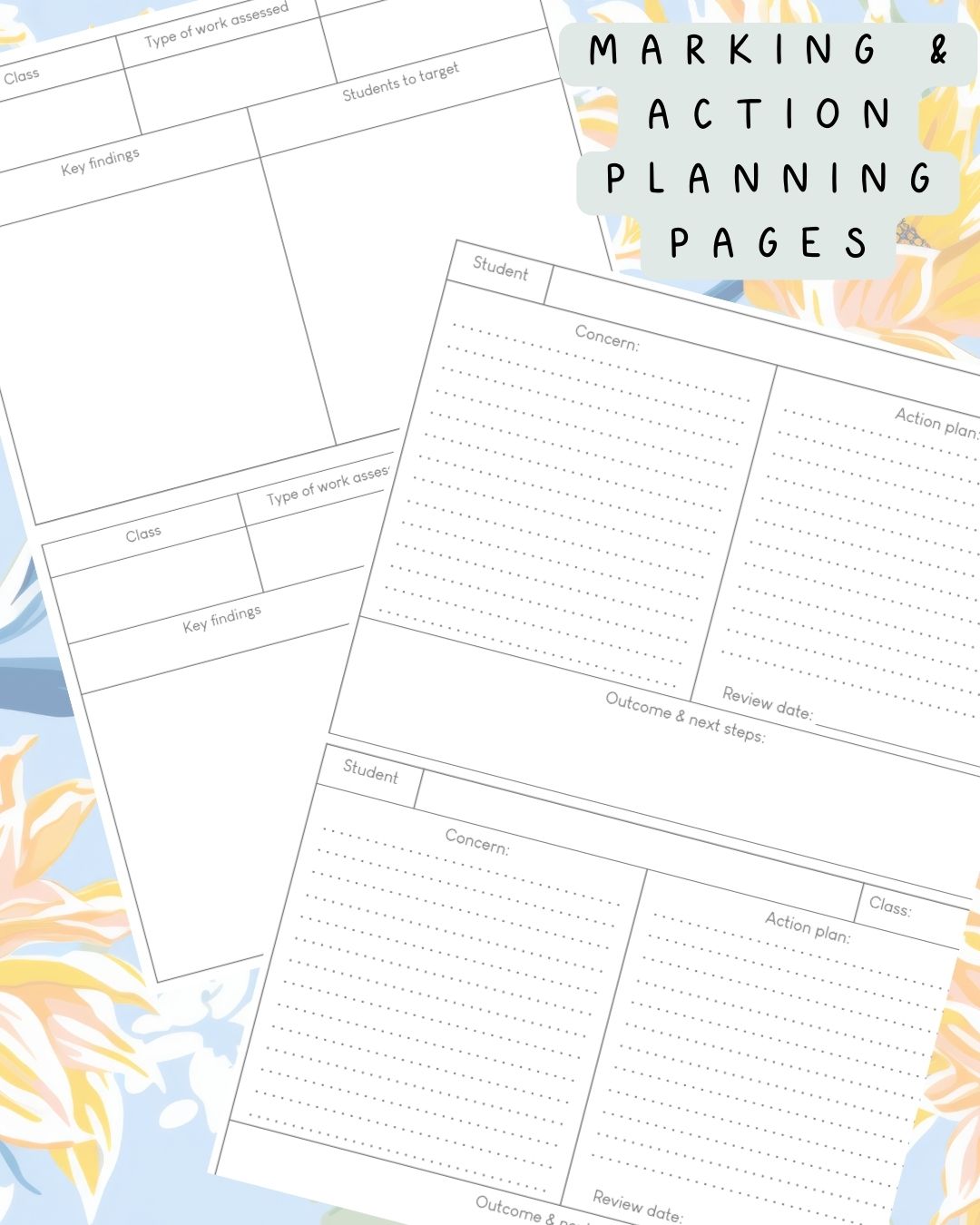 Sunflower Discbound UK Teacher Planner