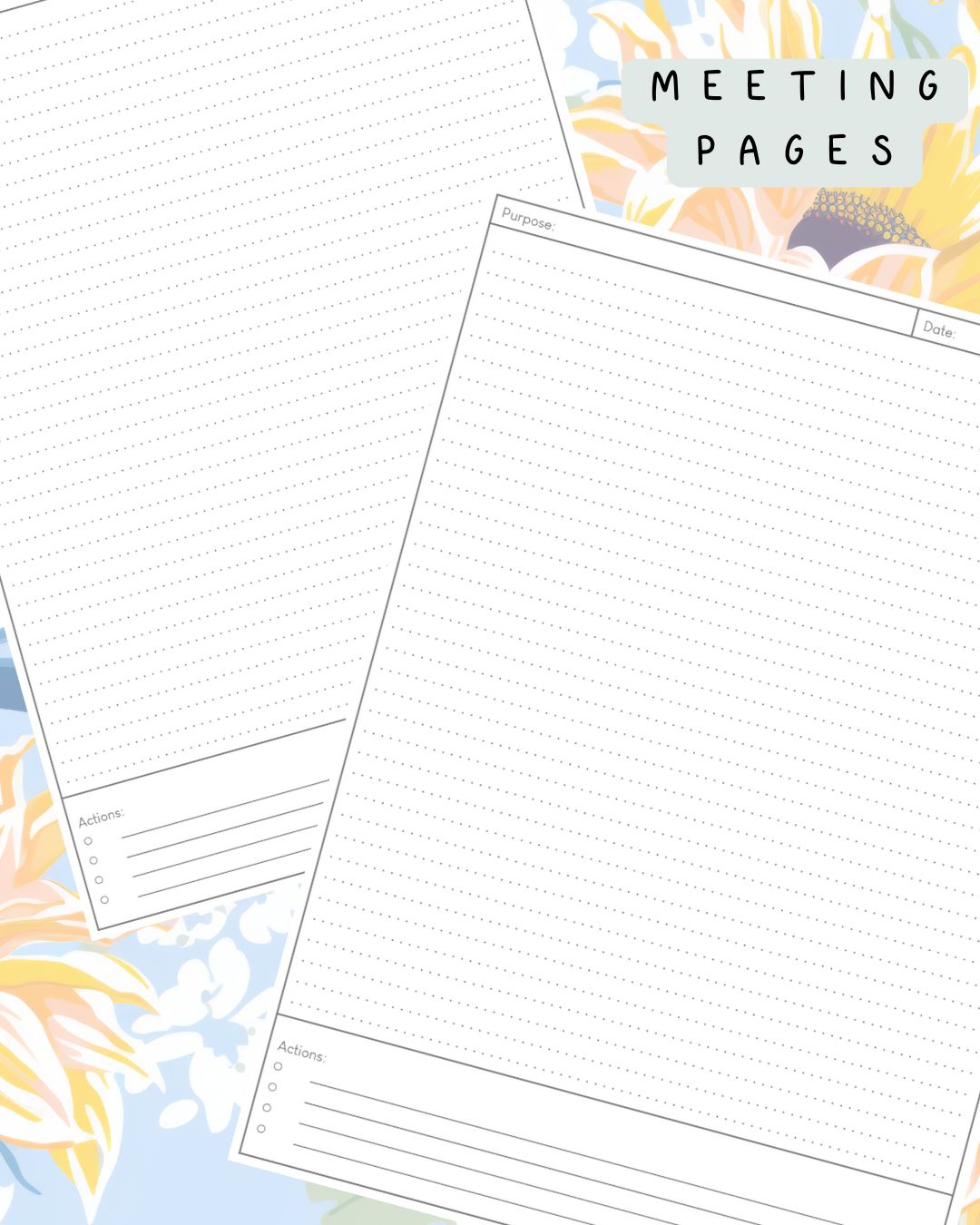 Sunflower Discbound UK Teacher Planner