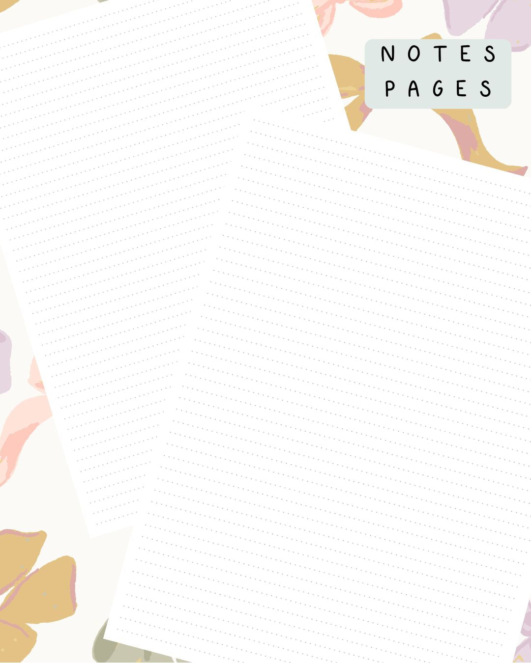 Neutral Bows Discbound UK Teacher Planner