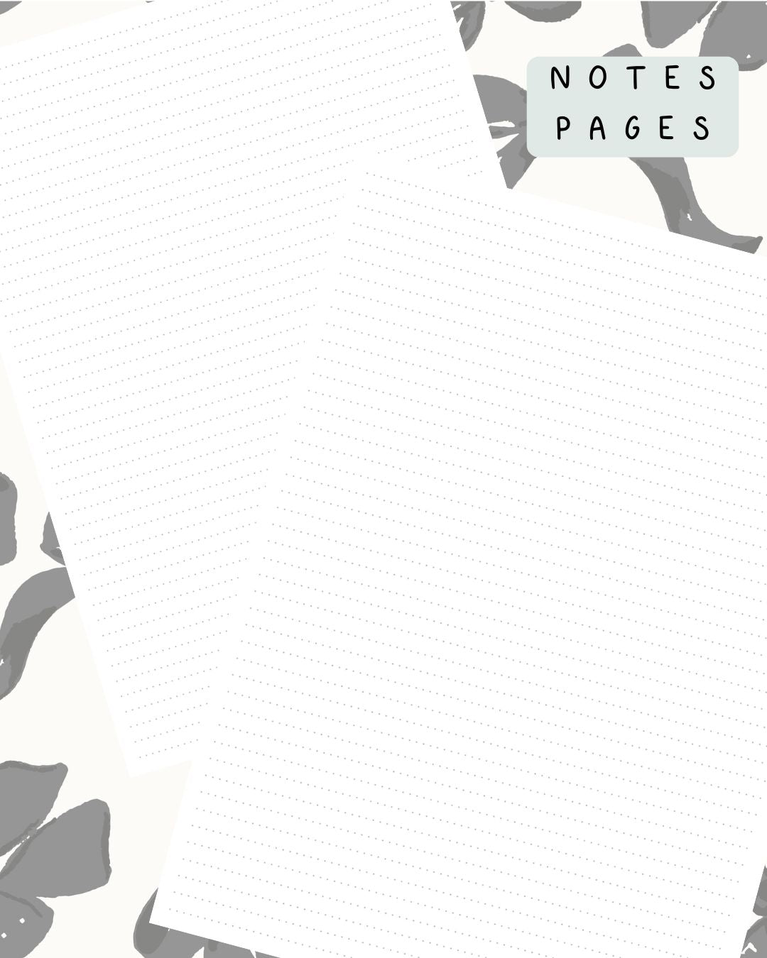 Black and White Bows Discbound UK Teacher Planner
