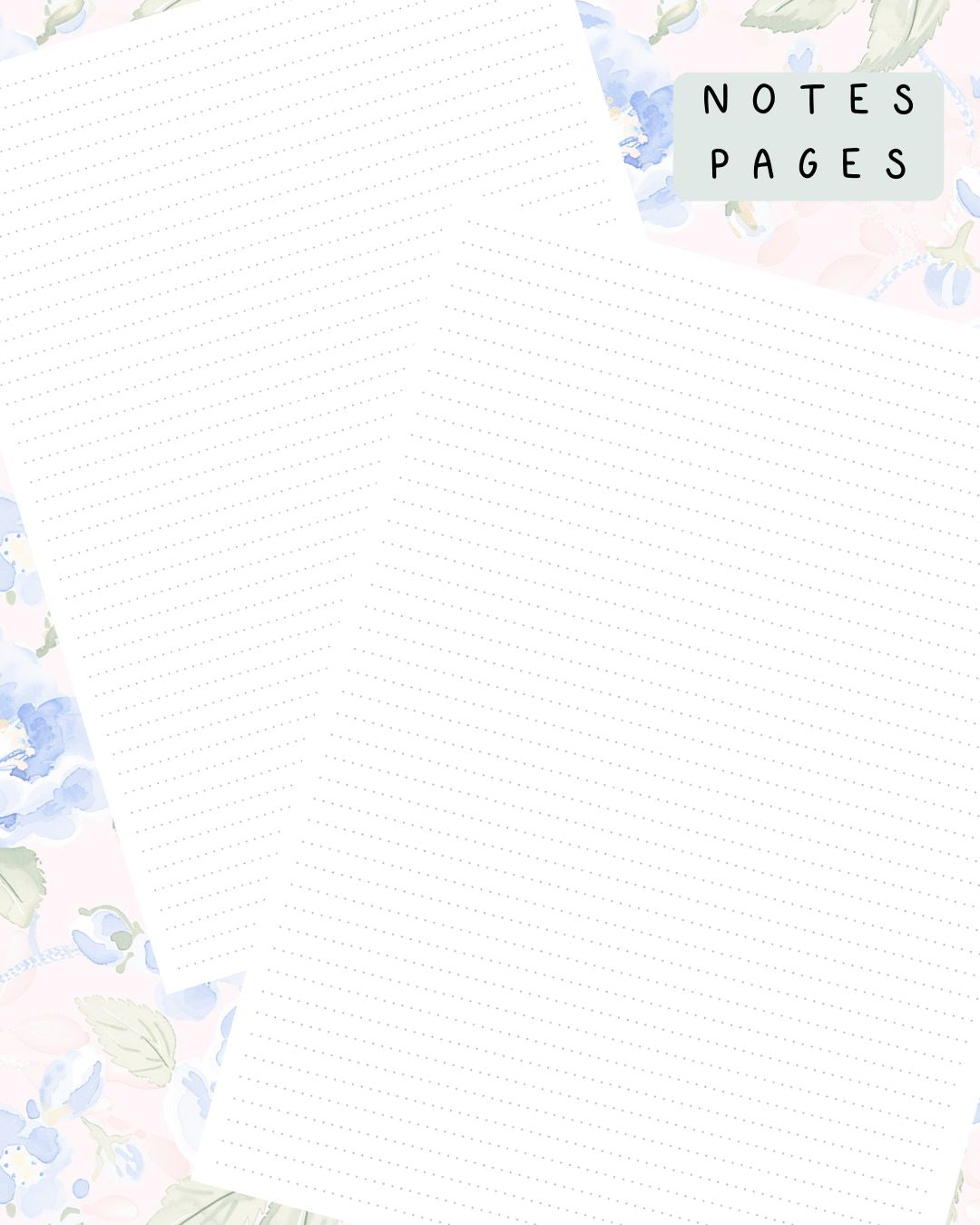 Blue Peony Discbound UK Teacher Planner