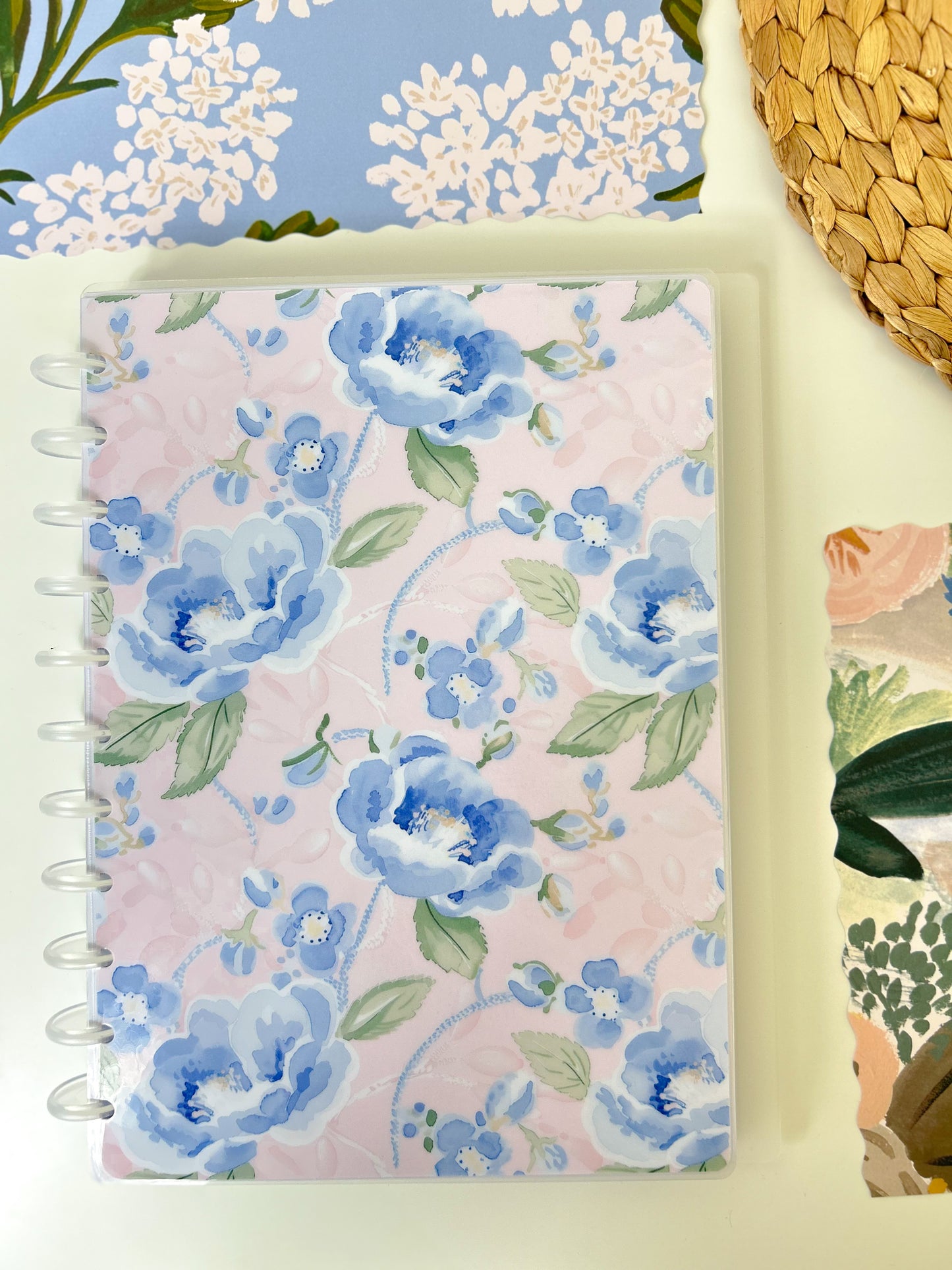 Blue Peony Discbound UK Teacher Planner