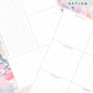 Ditsy Floral Discbound UK Teacher Planner