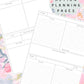 Ditsy Floral Discbound UK Teacher Planner
