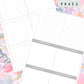 Ditsy Floral Discbound UK Teacher Planner