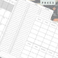 Dark Bookish Discbound UK Teacher Planner
