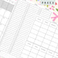 Floral Bows Discbound UK Teacher Planner (2026-27)