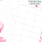 Pink Bows Discbound UK Teacher Planner