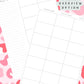 Leopard Pink Print Discbound UK Teacher Planner