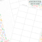Ditsy Floral (light) Discbound UK Teacher Planner (2026-27)
