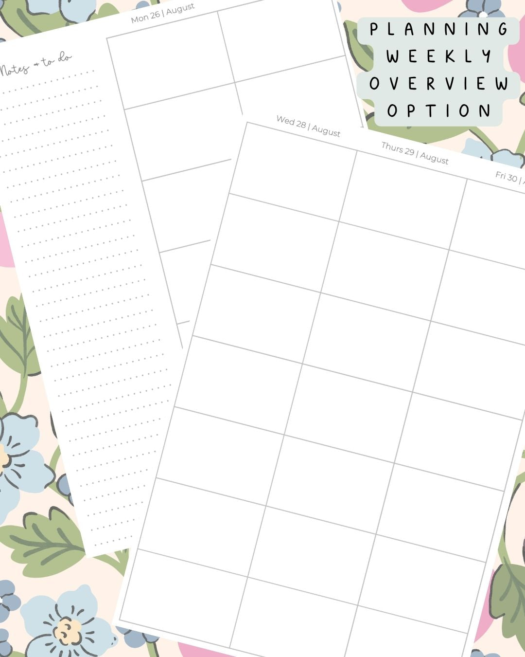 Strawberry Fields Discbound UK Teacher Planner (2026-27)