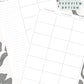Black and White Bows Discbound UK Teacher Planner
