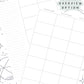 Space (Black and White) Discbound UK Teacher Planner