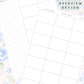 Blue Peony Discbound UK Teacher Planner