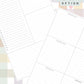 Muted Pastel Gingham Discbound UK Teacher Planner (2026-27)