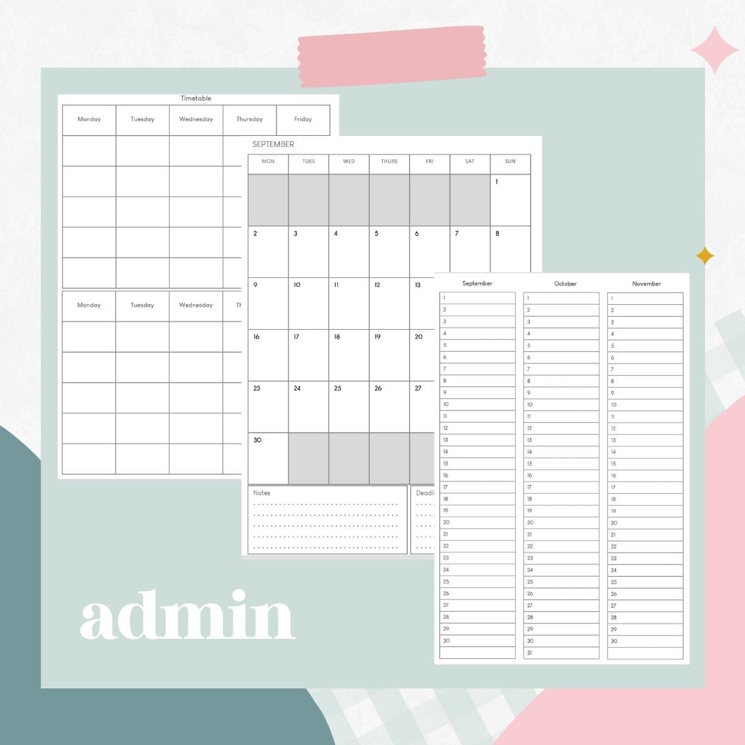 ABC Discbound Teacher Planner