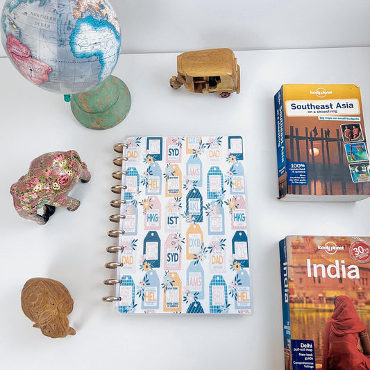 Travel Tags Discbound Teacher Planner