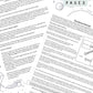 Space (Black and White) Discbound UK Teacher Planner