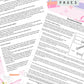 Back to School (Pink) Discbound UK Teacher Planner (2026-27)