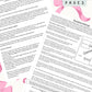 Pink Bows Discbound UK Teacher Planner