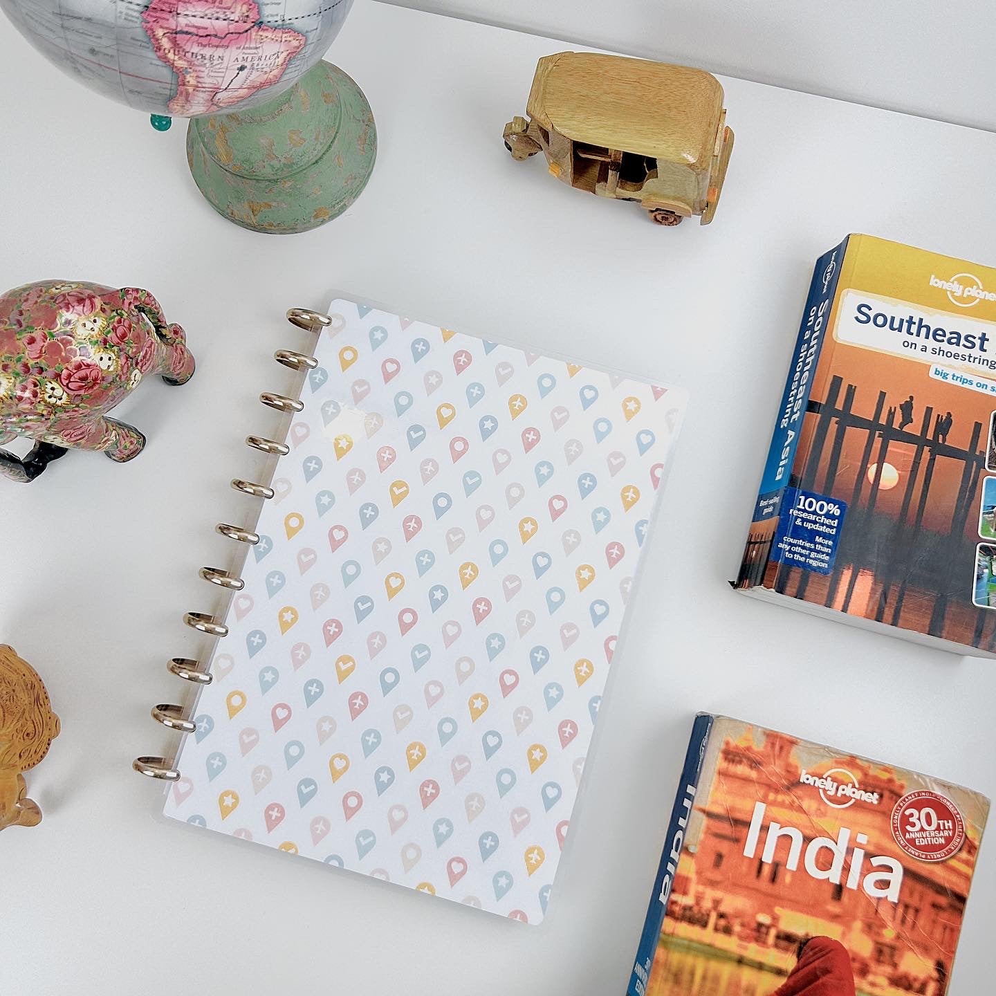 Travel Pin Discbound Teacher Planner