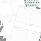 Black and White Bows Discbound UK Teacher Planner