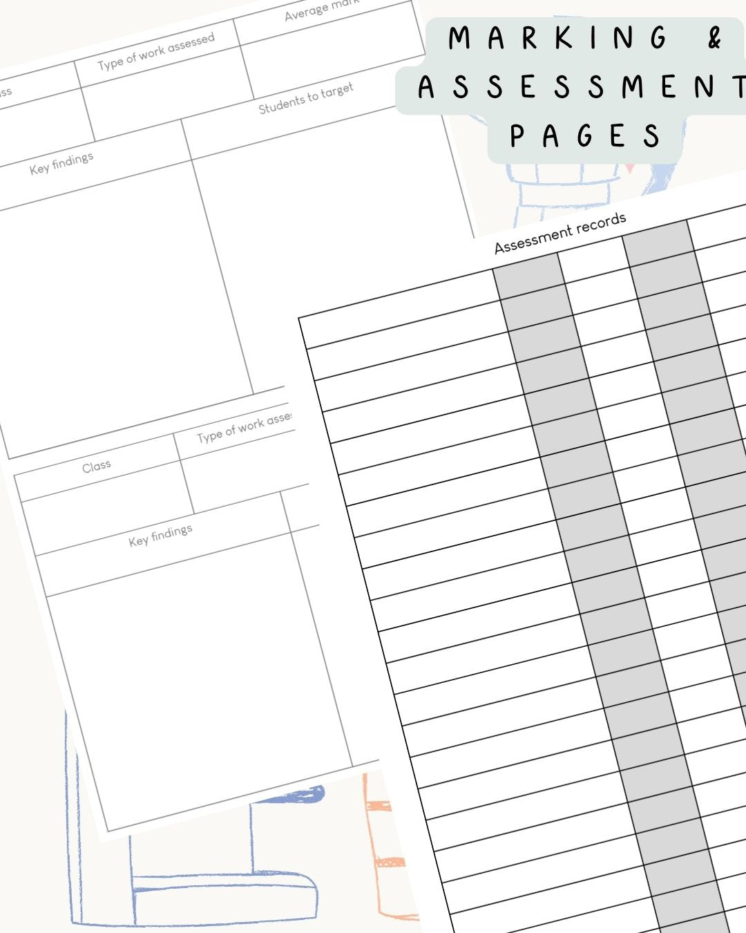 Coffee Vibes Discbound UK Teacher Planner (2026-27)