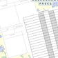 Yellow Wildflower Discbound UK Teacher Planner (2026-27)