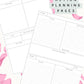 Pink Bows Discbound UK Teacher Planner