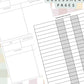 Muted Pastel Gingham Discbound UK Teacher Planner (2026-27)