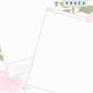 Pink Roses Discbound UK Teacher Planner (2026-27)