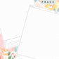 Summer Floral Discbound UK Teacher Planner