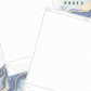 Blue & White Alcohol Ink Discbound UK Teacher Planner