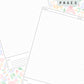 Ditsy Floral (light) Discbound UK Teacher Planner (2026-27)