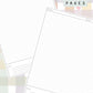 Muted Pastel Gingham Discbound UK Teacher Planner (2026-27)