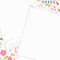 Floral Bows Discbound UK Teacher Planner (2026-27)