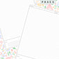 Ditsy Floral (light) Discbound UK Teacher Planner (2026-27)