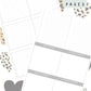 Leopard Print Discbound UK Teacher Planner