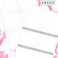 Pink Bows Discbound UK Teacher Planner