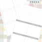 Muted Pastel Gingham Discbound UK Teacher Planner (2026-27)
