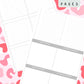 Leopard Pink Print Discbound UK Teacher Planner