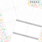 Ditsy Floral (light) Discbound UK Teacher Planner (2026-27)
