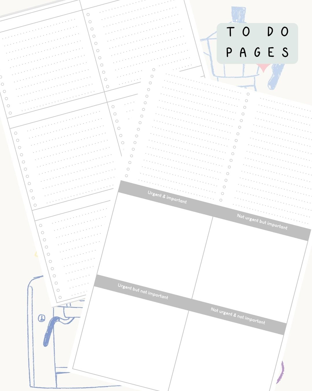 Coffee Vibes Discbound UK Teacher Planner (2026-27)