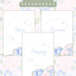 Blue Peony Discbound UK Teacher Planner