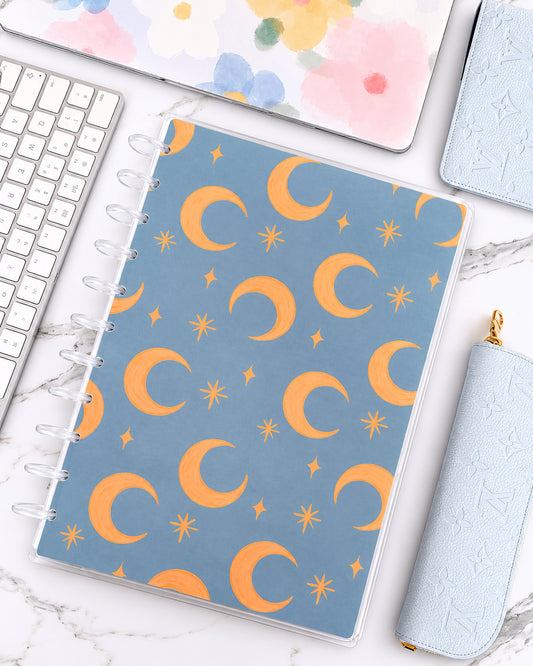 Celestial Moon Discbound UK Teacher Planner (2026-27)