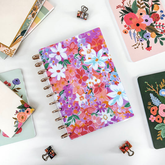 Spring Floral Discbound Teacher Planner